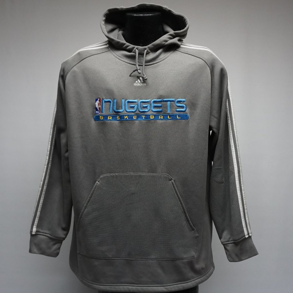 Adidas NBA Nuggets Hoodie Mens Large